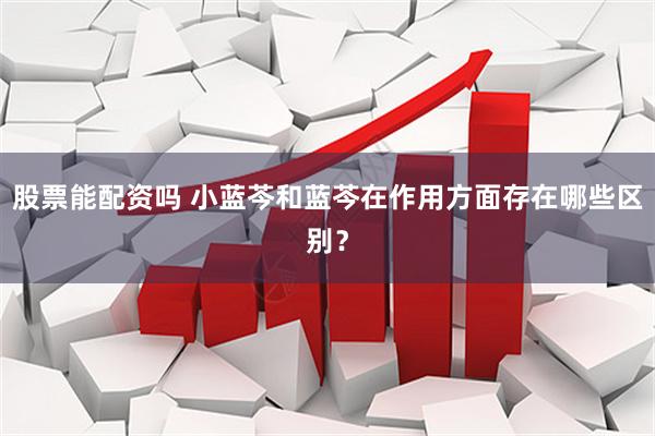 股票能配资吗 小蓝芩和蓝芩在作用方面存在哪些区别？